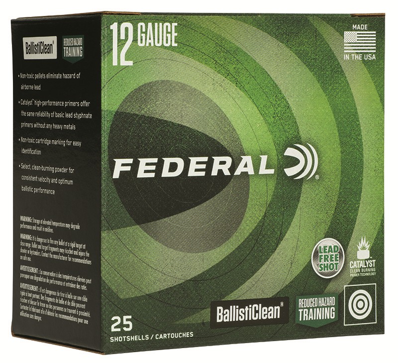 FED 12GA NONLEAD BUCKSHOT 25 - Win Repeating Arms Promotion